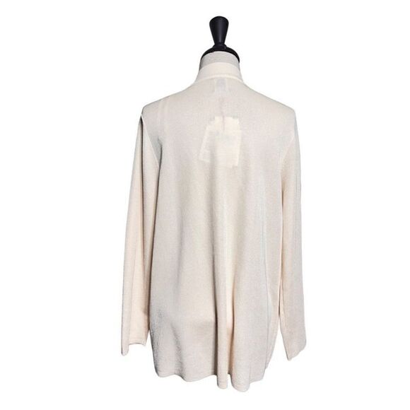Anne Klein NWT Long Sleeve Open Front Cardigan Sweater Size Large - Picture 3 of 4